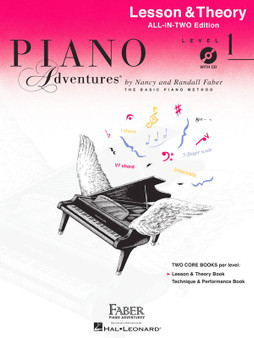 PIANO ADVENTURES ALL IN TWO 1 LESSON THEORYBK/CD MUSIC BOOK