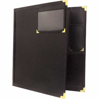 BAND FOLDER 12X14 WINDOW & PENCIL POCKET BLACK MUSIC BOOK