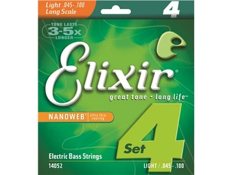 Elixir Bass Nano 4 String Light 45 100