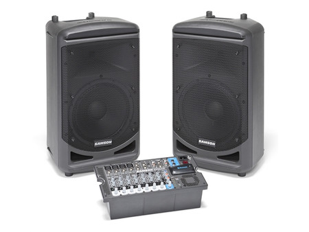 Samson  XP1000 1000watt Portable PA with Wireless