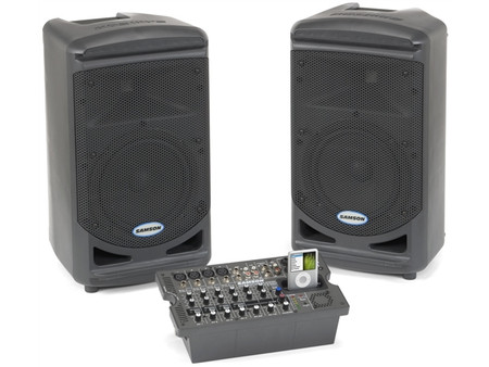 Samson  XP308i  300w Portable PA System w/IPOD Dock