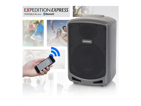 Samson  XP360B Portable PA with Bluetooth connection.