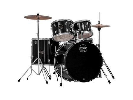 Mapex  Prodigy Black 20 10 12 14F w/ Cymbals & Throne