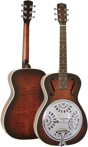 AER7FVS Essex  00  Resonator Round Neck Guitar