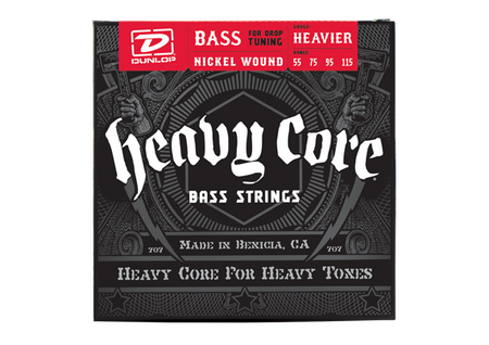 Dunlop    Heavy Core Bass Strings    45 105 (Heavier, Nickel Wound)