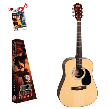 REDDING   Dreadnought acoustic Guitar   Natural