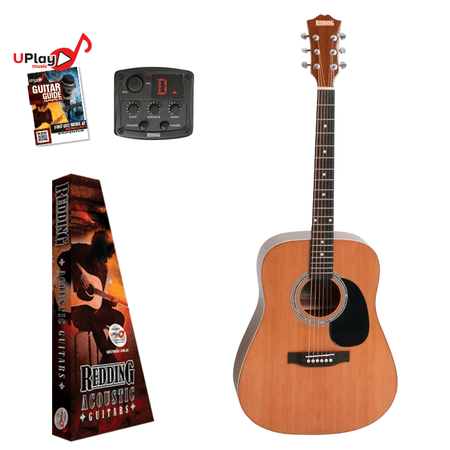 REDDING   Dreadnought Cedar top  electric/acoustic Guitar