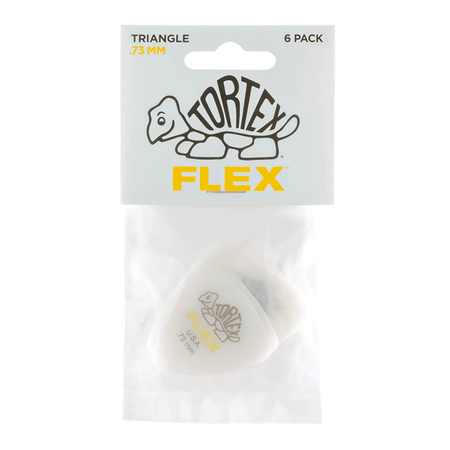 Dunlop Tortex ® Flex  Triangle Player s Pack. .73mm