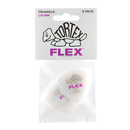 Dunlop Tortex ® Flex  Triangle Player s Pack. 1.14mm