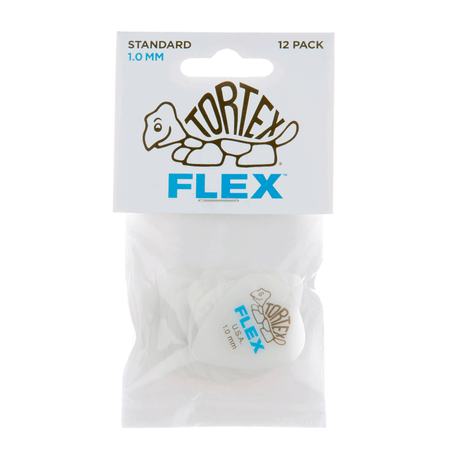 Dunlop Tortex ® Flex  Standard Player s Pack. 1.00mm