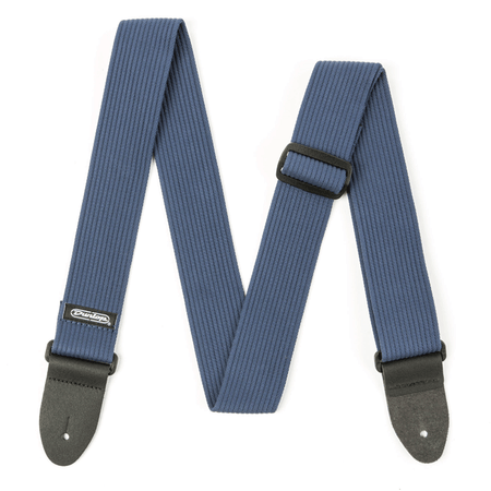 Dunlop 2" Ribbed Cotton Strap. (Navy Blue)