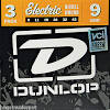 Dunlop   3 Pack Electric Guitar Strings   9/42 (light)