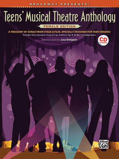 TEENS MUSICAL THEATRE ANTH FEMALE BK/CD MUSIC BOOK
