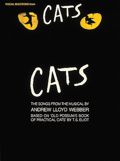 CATS VOCAL SELECTIONS MUSIC BOOK