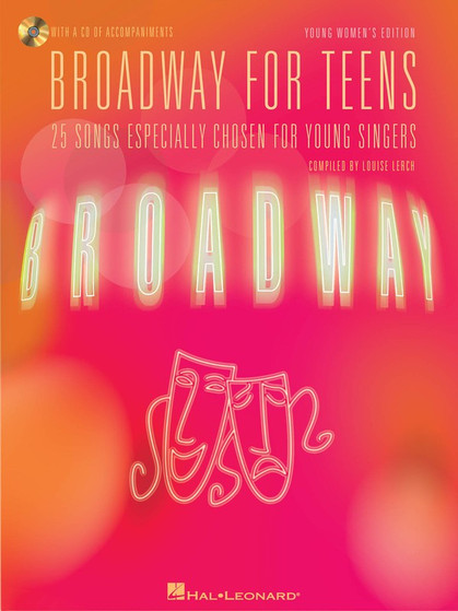 BROADWAY FOR TEENS BK/CD YNG WOMENS MUSIC BOOK