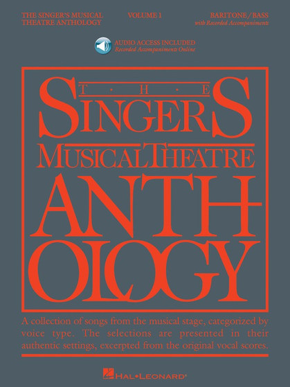 SINGERS MUSICAL THEATRE ANTH V1 BAR/BASS BK/OLA MUSIC BOOK