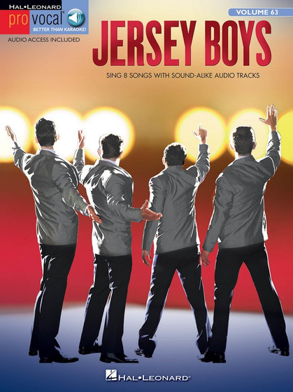 JERSEY BOYS PRO VOCAL MEN V63 BK/OLA MUSIC BOOK