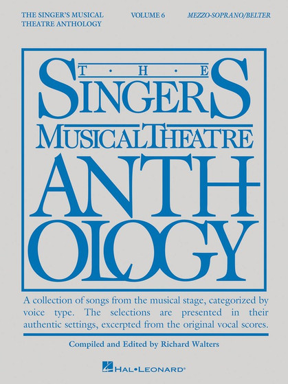 SINGERS MUSICAL THEATRE ANTH V6 MEZ/BELTER MUSIC BOOK