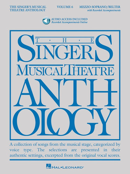 SINGERS MUSICAL THEATRE ANTH V6 BEL/MEZZO BK/OLA MUSIC BOOK