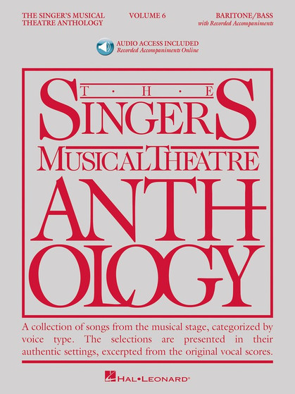 SINGERS MUSICAL THEATRE ANTH V6 BAR/BASS BK/OLA MUSIC BOOK