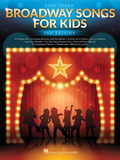 BROADWAY SONGS FOR KIDS EASY PIANO 2ND EDITION MUSIC BOOK