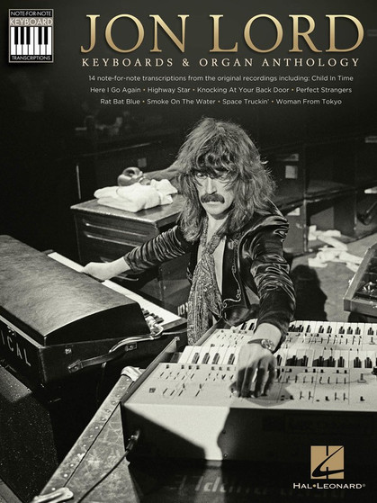 JON LORD - KEYBOARDS & ORGAN ANTHOLOGY SHEET MUSIC BOOK