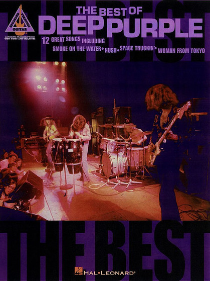 BEST OF DEEP PURPLE REC VERSION SHEET MUSIC BOOK