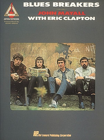 BLUES BREAKERS JOHN MAYALL W ERIC CLAPTON TAB SHEET MUSIC BOOK