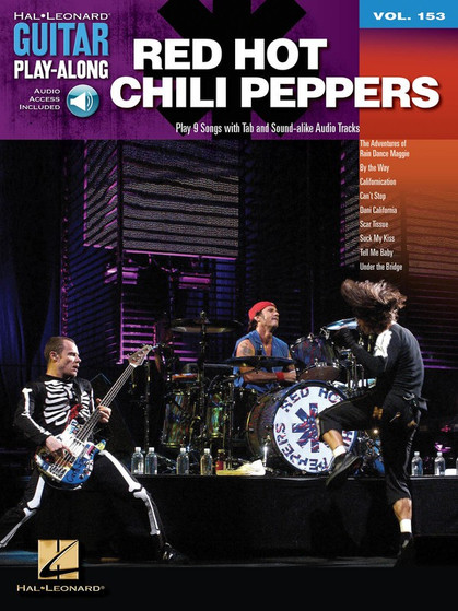 RED HOT CHILI PEPPERS GUITAR PLAYALONG BK/CD V1 SHEET MUSIC BOOK