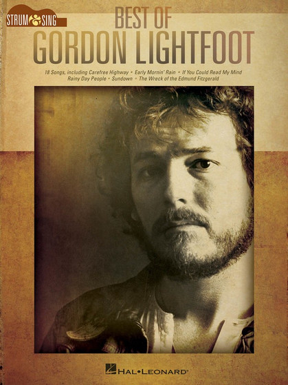 BEST OF GORDON LIGHTFOOT STRUM & SING SHEET MUSIC BOOK