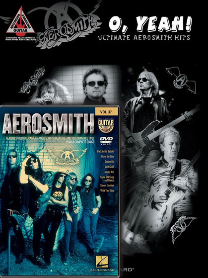 AEROSMITH GUITAR PACK BK/DVD SHEET MUSIC BOOK