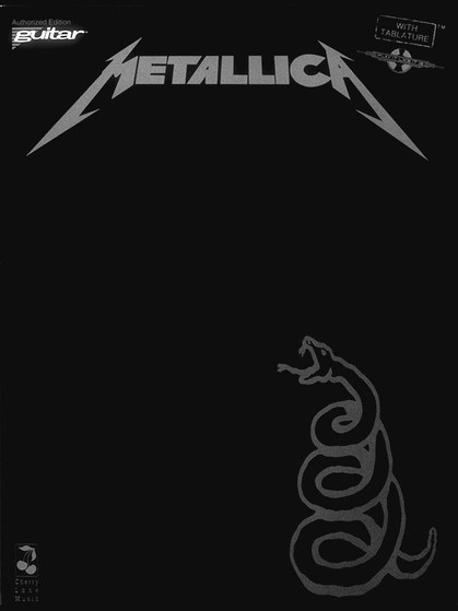 METALLICA BLACK BOOK GTR TAB SHEET MUSIC BOOK