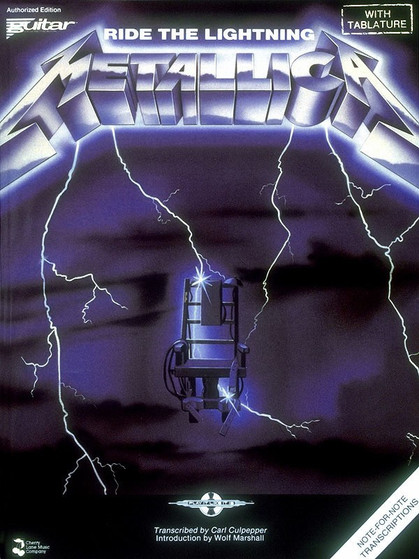METALLICA - RIDE THE LIGHTNING GUITAR TAB SHEET MUSIC BOOK