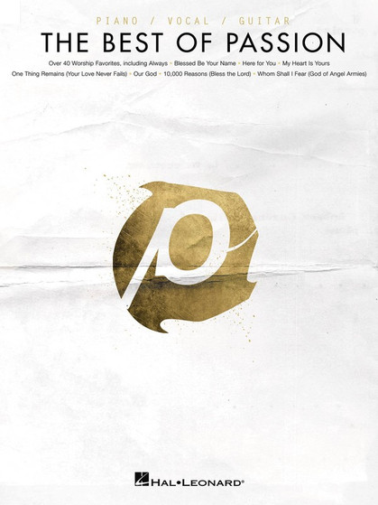 BEST OF PASSION PVG SHEET MUSIC BOOK