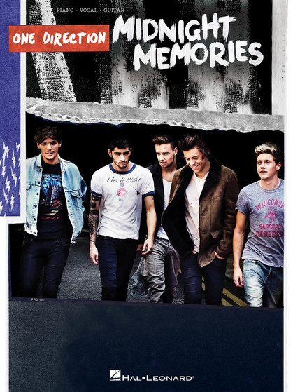 MIDNIGHT MEMORIES PVG SHEET MUSIC BOOK