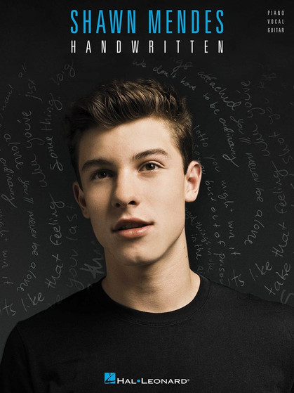 SHAWN MENDES - HANDWRITTEN PVG SHEET MUSIC BOOK