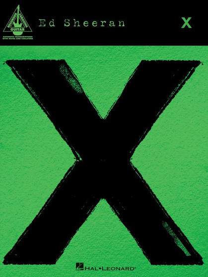 ED SHEERAN - X GUITAR TAB RV SHEET MUSIC BOOK
