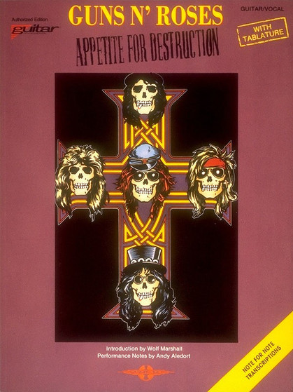 APPETITE FOR DESTRUCTION GUITAR TAB SHEET MUSIC BOOK