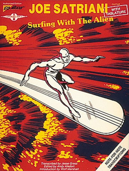 SURFING WITH THE ALIEN SATRIANI GTR TAB SHEET MUSIC BOOK