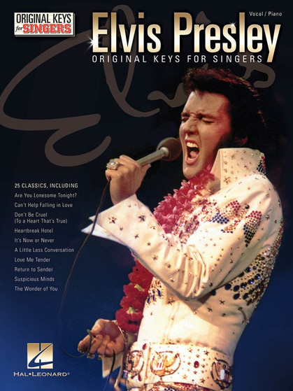 ELVIS PRESLEY ORIGINAL KEYS FOR SINGERS SHEET MUSIC BOOK