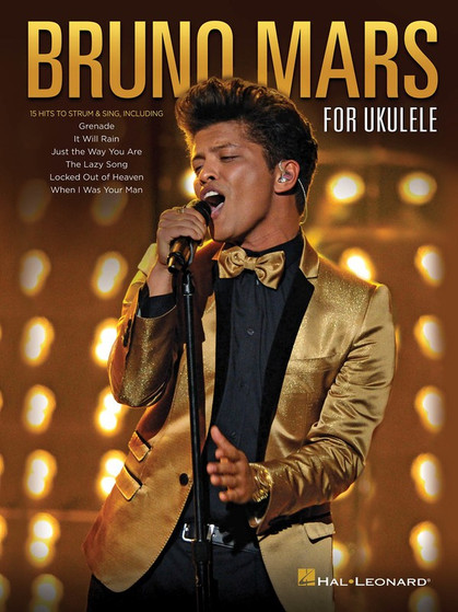 BRUNO MARS FOR UKULELE SHEET MUSIC BOOK