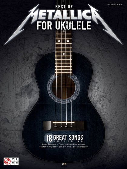 BEST OF METALLICA FOR UKULELE SHEET MUSIC BOOK