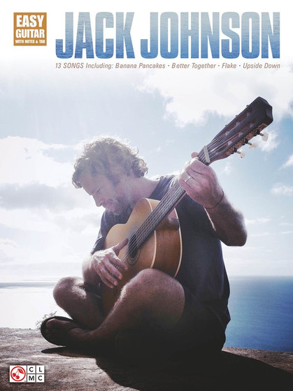 JACK JOHNSON EASY GUITAR NOTES & TAB SHEET MUSIC BOOK