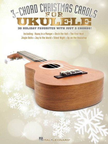 3 CHORD CHRISTMAS CAROLS FOR UKULELE SHEET MUSIC BOOK