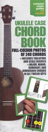UKULELE CASE CHORDBOOK FULL COLOUR SHEET MUSIC BOOK