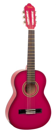 VALENCIA Series 100 Classical Guitar -Pink Sunburst 1/2 Size