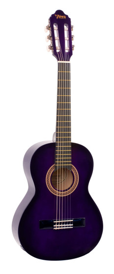VALENCIA Series 100 Classical Guitar -Purple Sunburst 1/2 Size