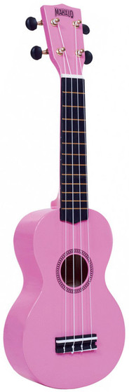 MAHALO Rainbow Series Soprano Ukulele Pink.