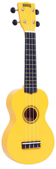 MAHALO Rainbow Series Soprano Ukulele Yellow.