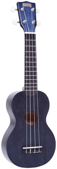 MAHALO Kahiko Plus Series Soprano Ukulele Transparent Black.